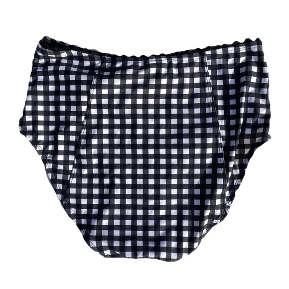 Lime Ricki Black and White Gingham Bikini Set - Picture 8 of 9